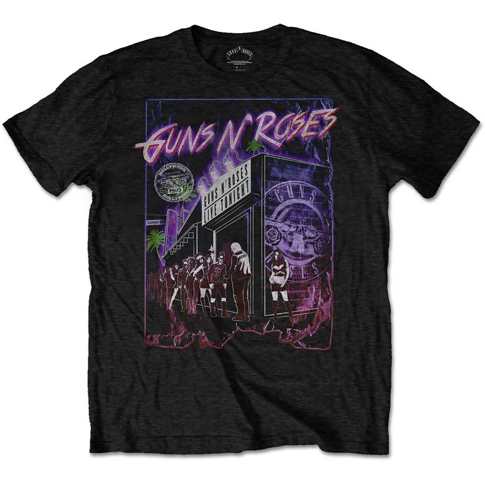 Guns N' Roses Unisex T-Shirt: Sunset Boulevard
