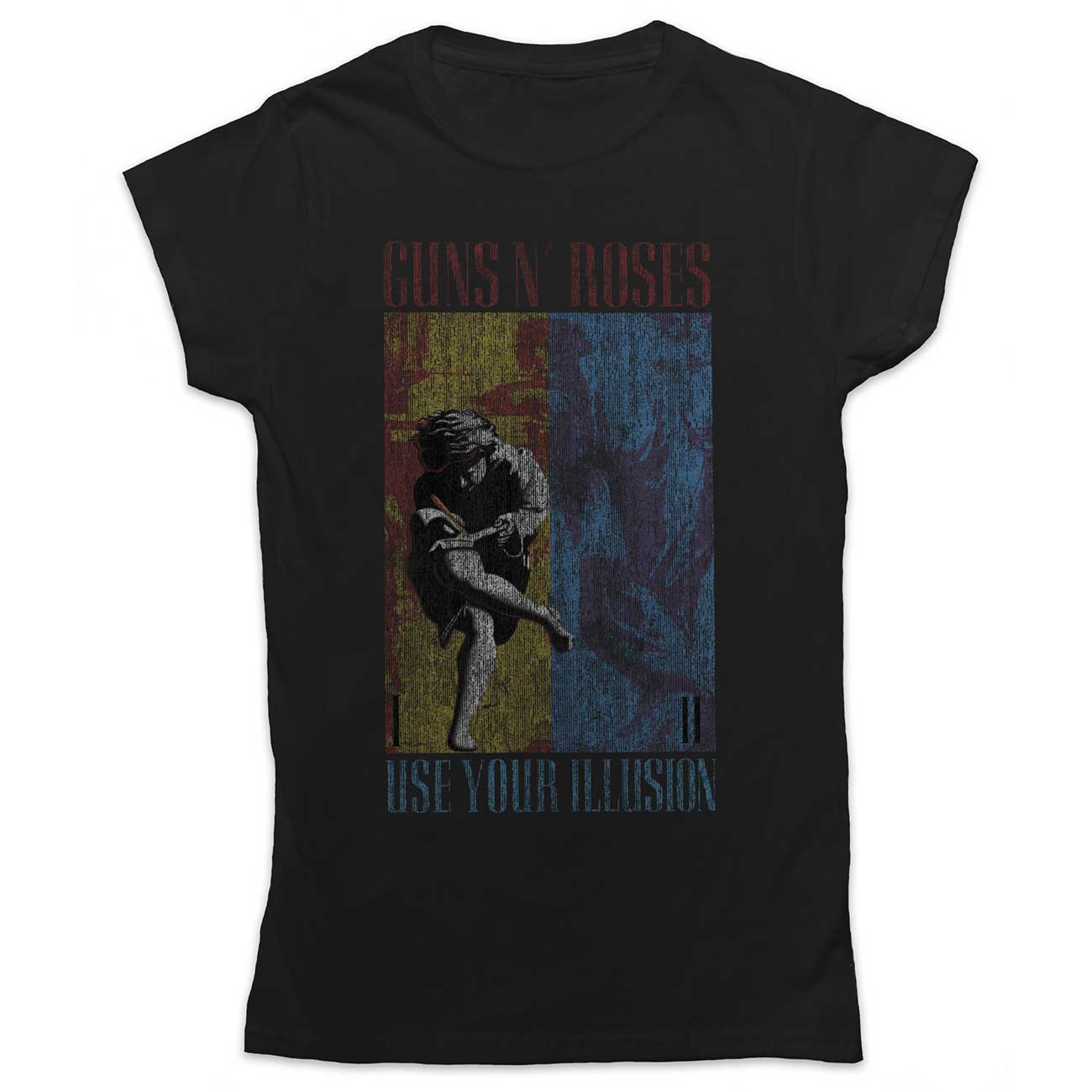Guns N' Roses Ladies T-Shirt: Use Your Illusion