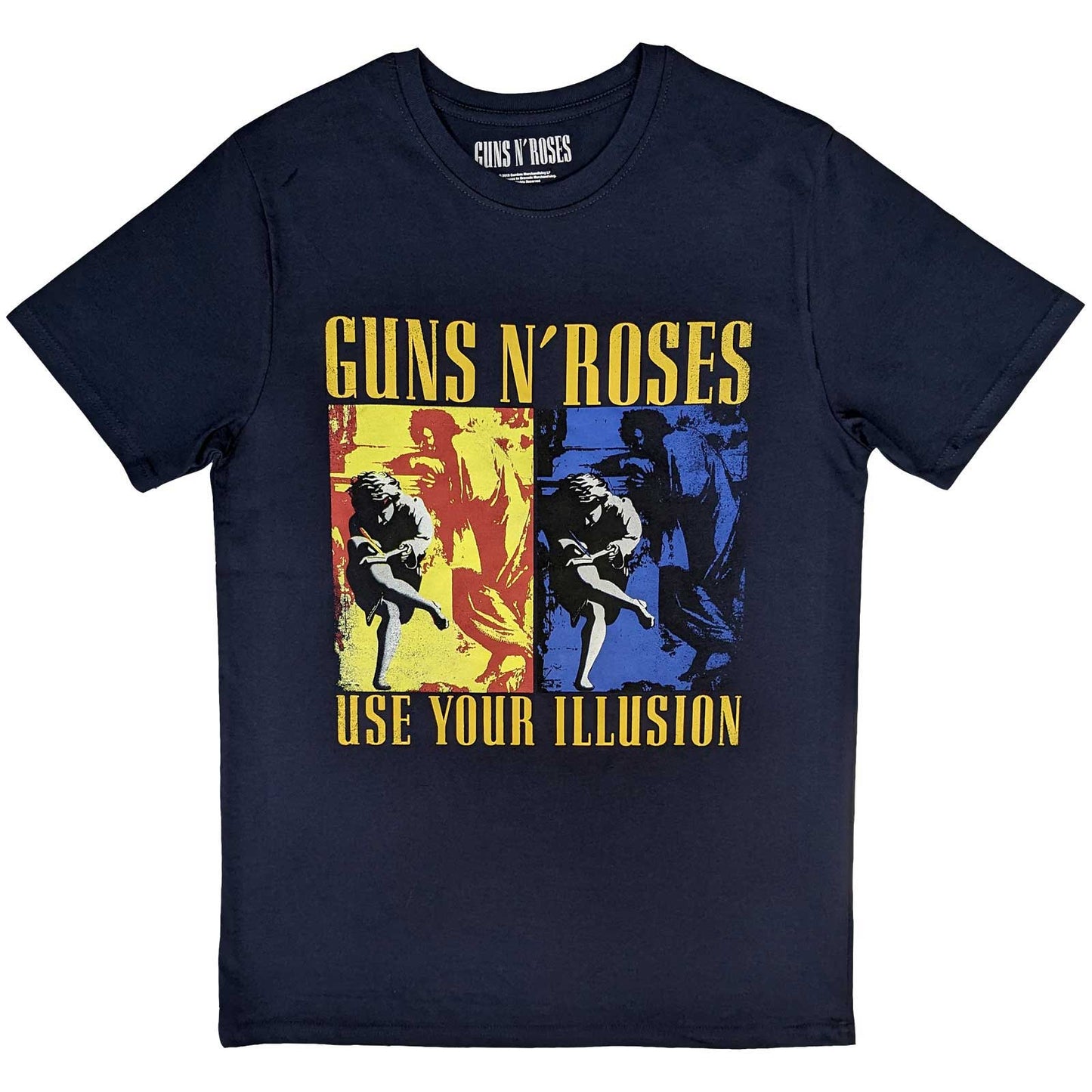 Guns N' Roses Unisex T-Shirt: Use Your Illusion Navy