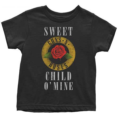 Guns N' Roses Kids Toddler T-Shirt: Child O' Mine Rose