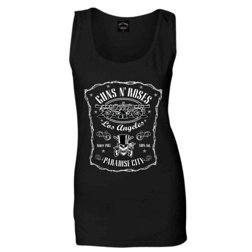 Guns N' Roses Ladies Vest T-Shirt: Paradise City