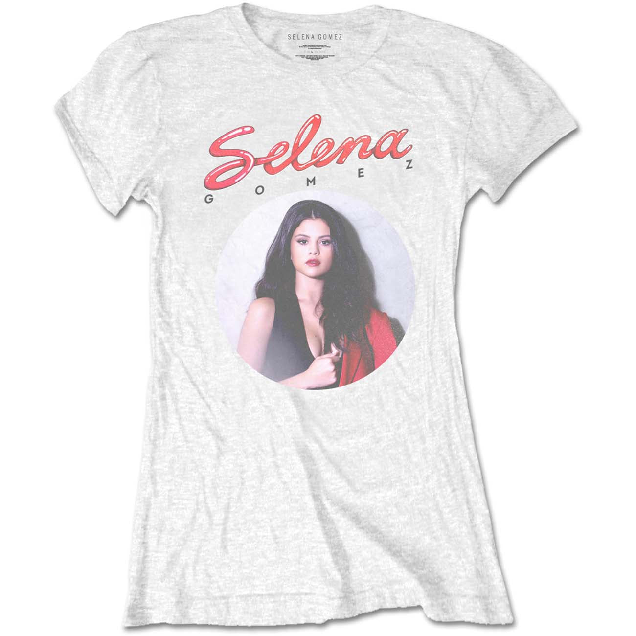 Selena Gomez Ladies T-Shirt: 80's Glam