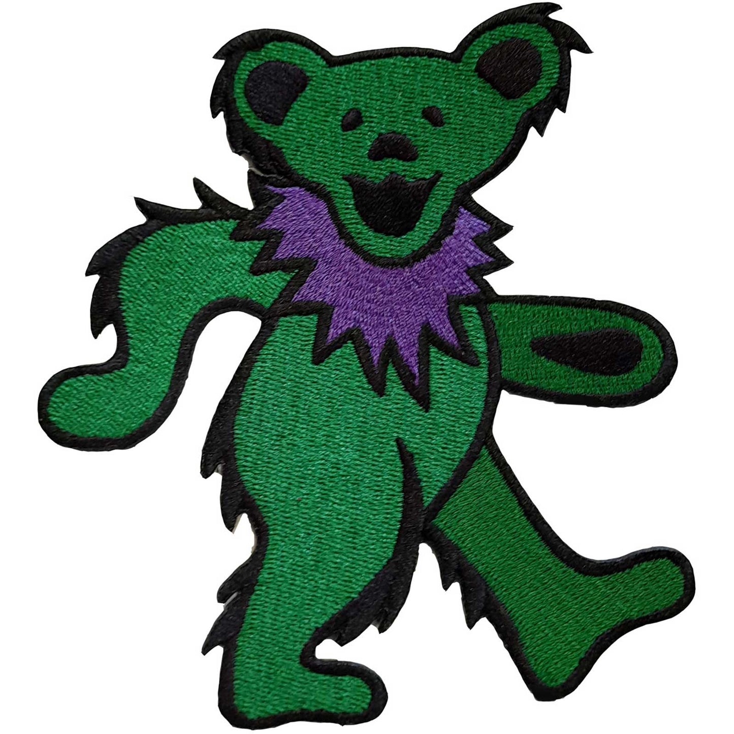 Grateful Dead Standard Patch: Green Dancing Bear