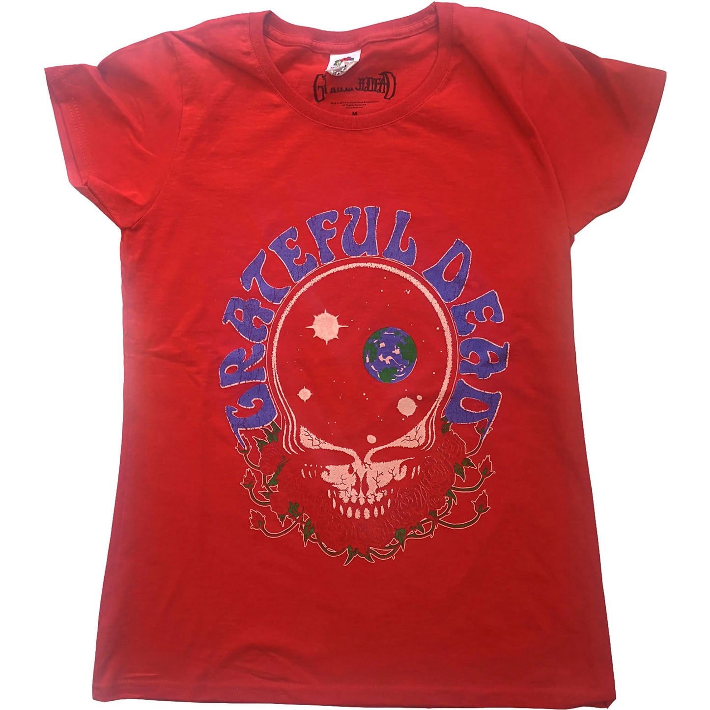 Grateful Dead Ladies T-Shirt: Space Your Face & Logo