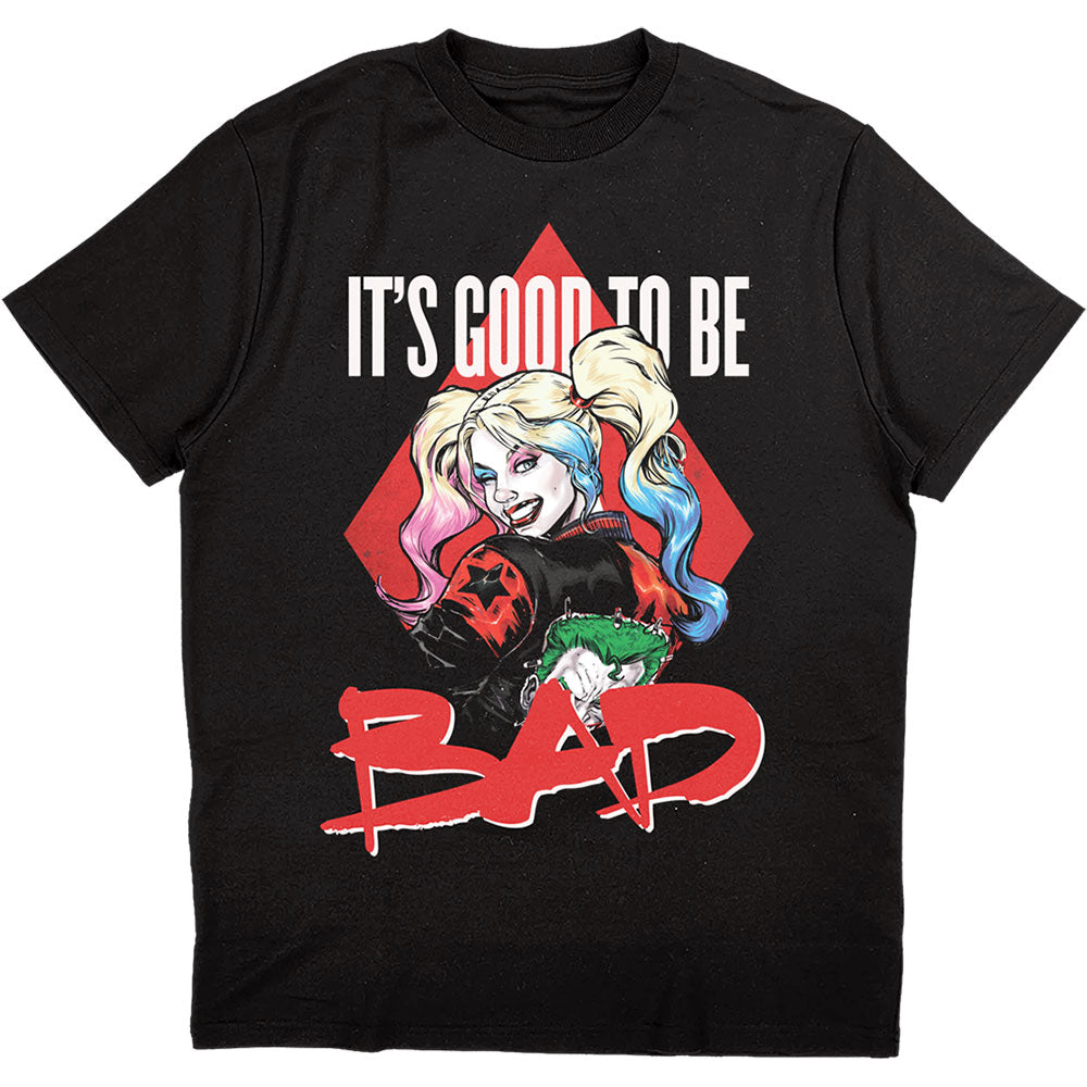 DC Comics Unisex T-Shirt: Harley Quinn Good To Be Bad