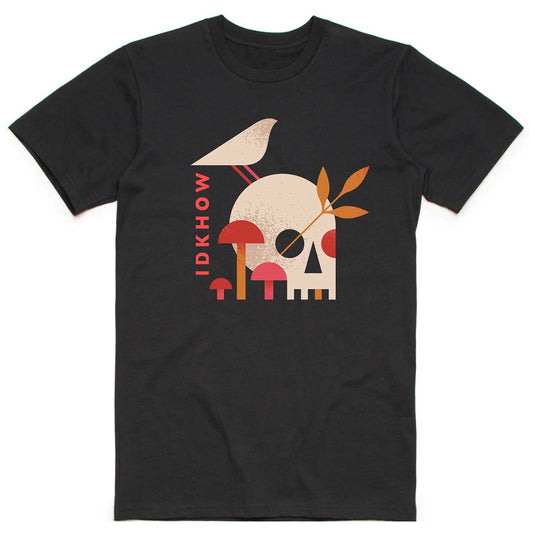 iDKHow Unisex T-Shirt: Mushroom Skull