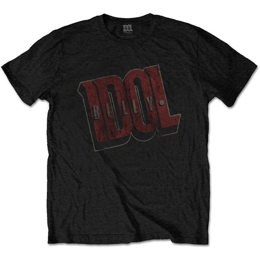 Billy Idol Unisex T-Shirt: Vintage Logo
