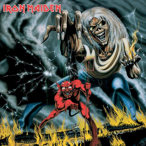 Iron Maiden Greetings Card: Number Of The Beast