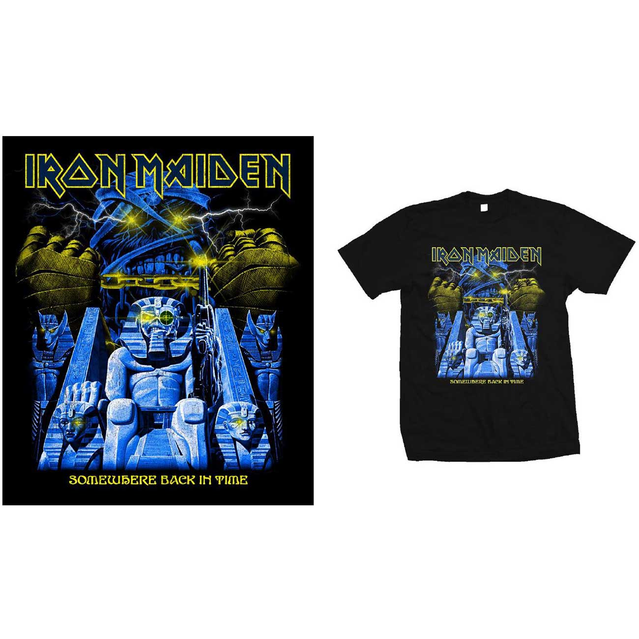 Iron Maiden Unisex T-Shirt: Back in Time Mummy