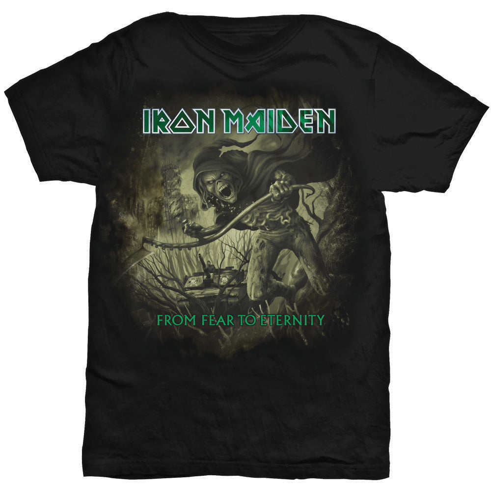 Iron Maiden Unisex T-Shirt: From Fear To Eternity Distressed