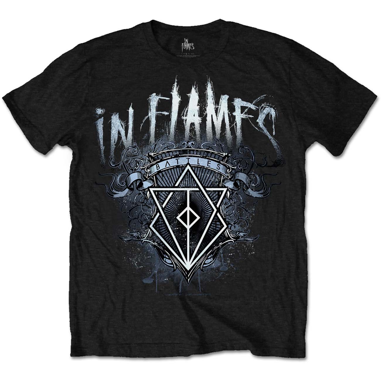 In Flames Unisex T-Shirt: Battles Crest