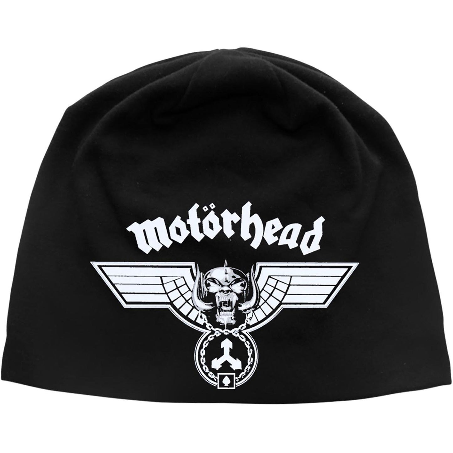 Motorhead Unisex Beanie Hat: Hammered