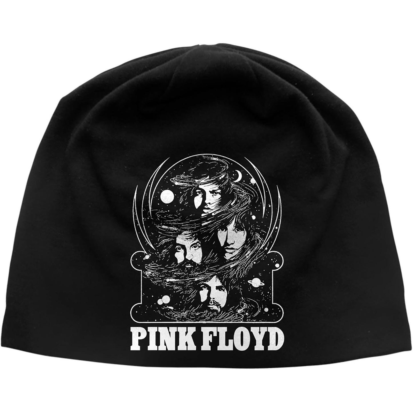 Pink Floyd Unisex Beanie Hat: Cosmic Faces