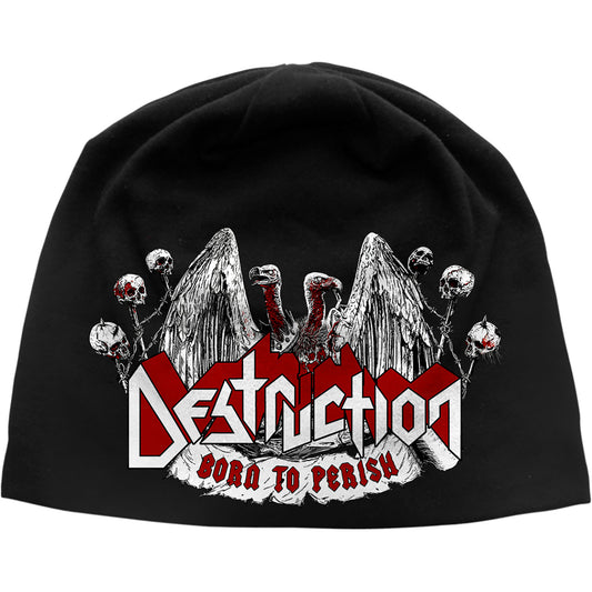 Destruction Unisex Beanie Hat: Born To Perish