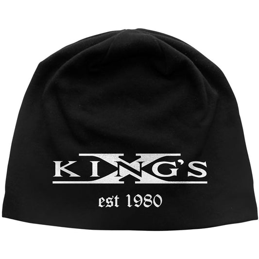 King's X Unisex Beanie Hat: Faith, Hope, Love