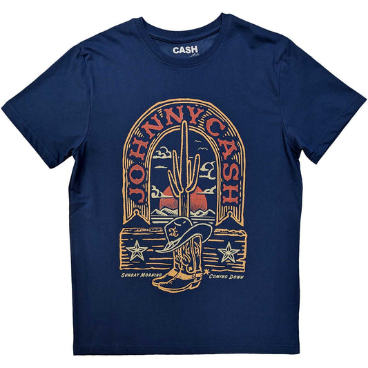 Johnny Cash Unisex T-Shirt: Sunday Morning