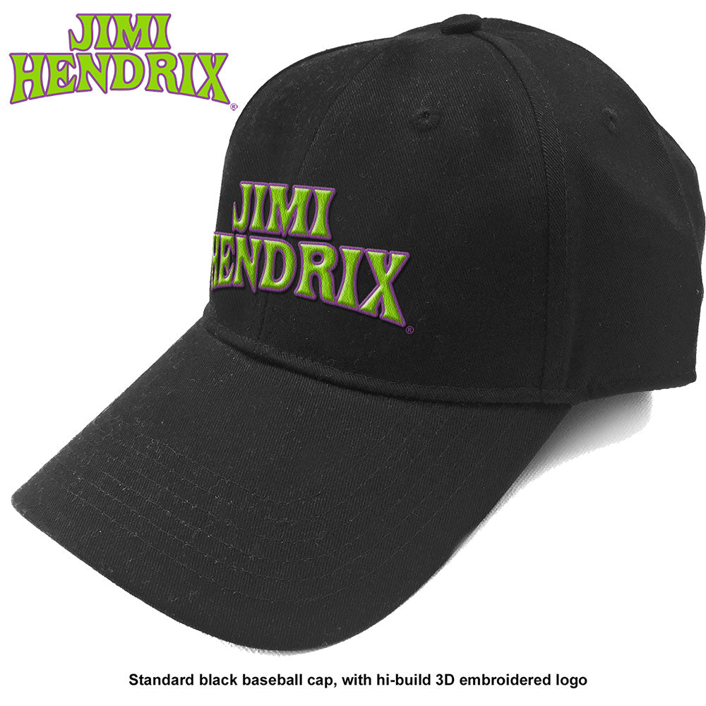 Jimi Hendrix Unisex Baseball Cap: Arched Logo