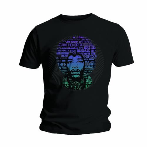 Jimi Hendrix Unisex T-Shirt: Afro Speech