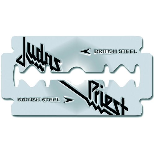 Judas Priest Pin Badge: British Steel