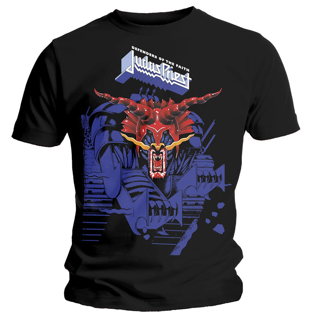 Judas Priest Unisex T-Shirt: Defenders Blue