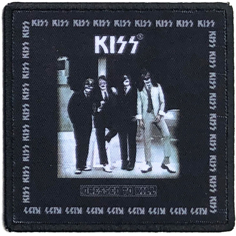 KISS Standard Patch: Dressed To Kill (Album Cover)