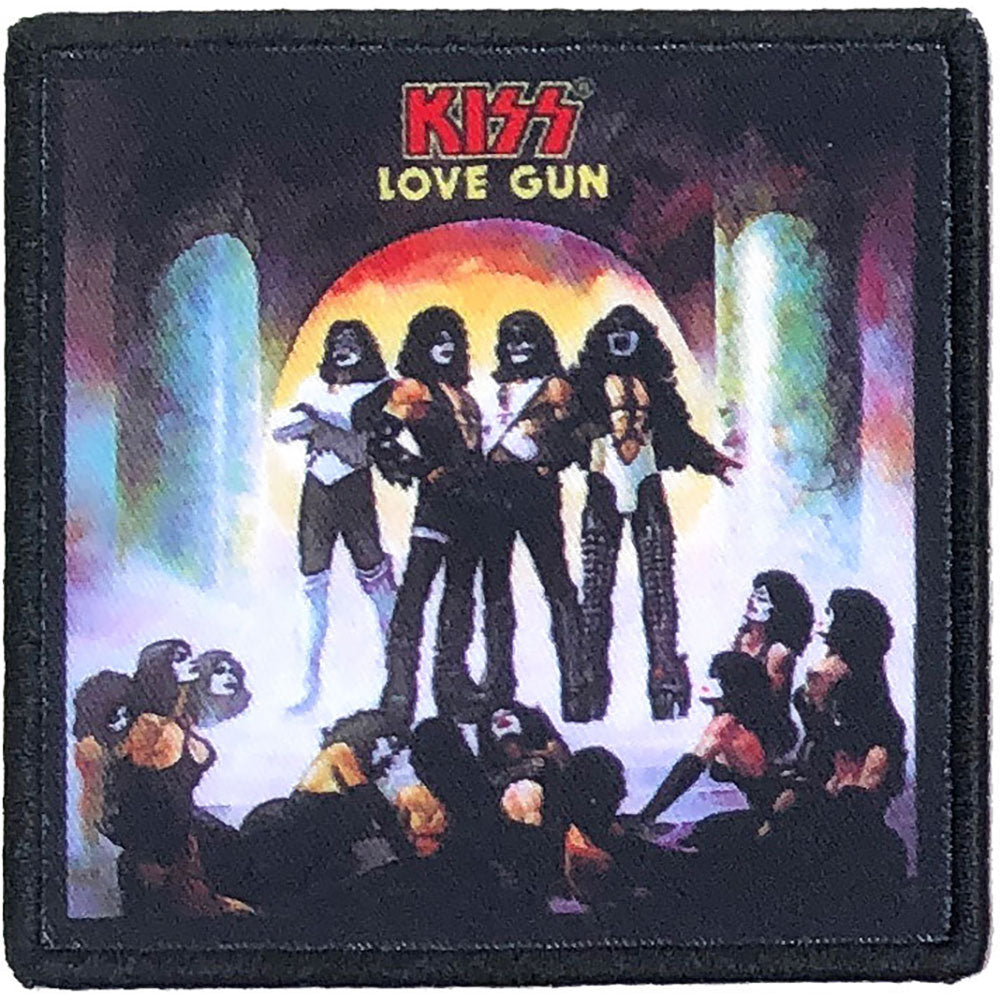 KISS Standard Patch: Love Gun (Album Cover)