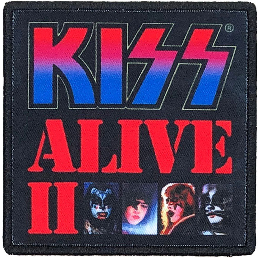 KISS Standard Patch: Alive II (Album Cover)