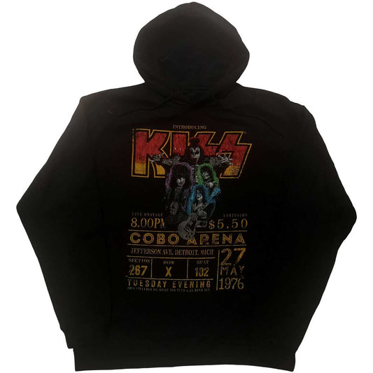 KISS Unisex Pullover Hoodie: Cobra Arena '76 (Eco-Friendly)