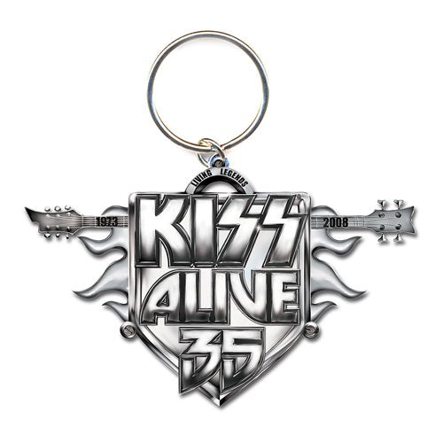 KISS Keychain: Alive 35 Tour (Die-cast Relief)