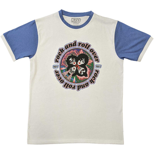 KISS Unisex Raglan T-Shirt: Rock and Roll Over