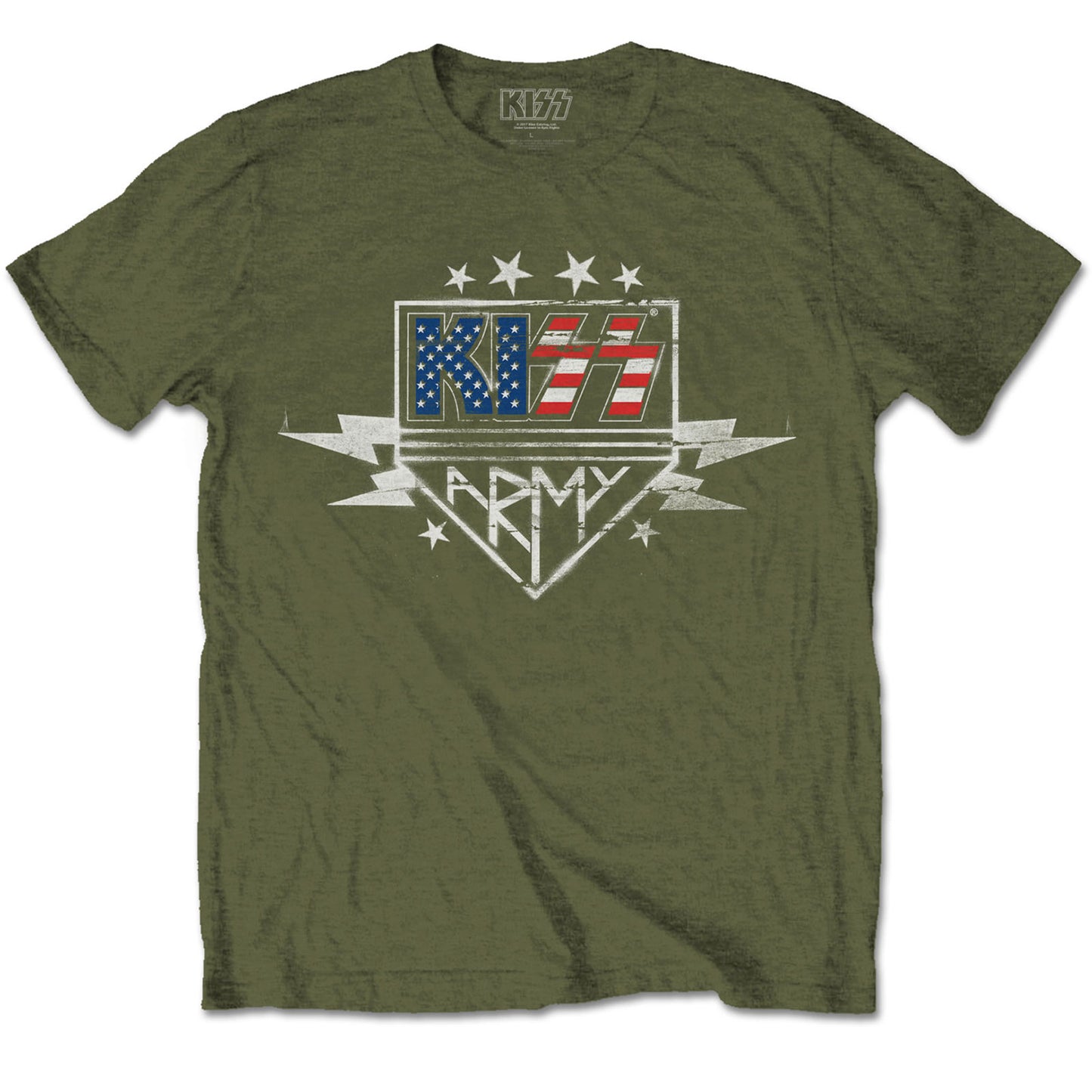 KISS Unisex T-Shirt: Army Lightning