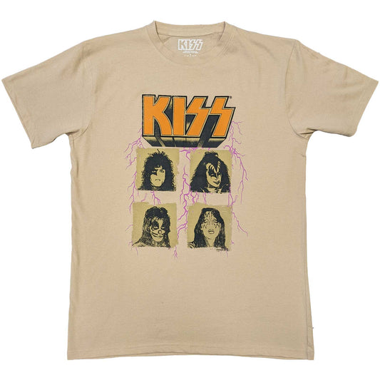 KISS Unisex T-Shirt: Lightning Photo