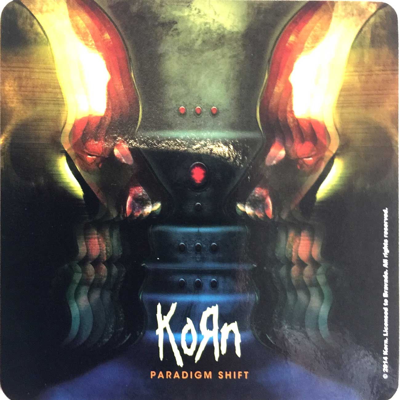 Korn Single Cork Coaster: Paradigm Shift