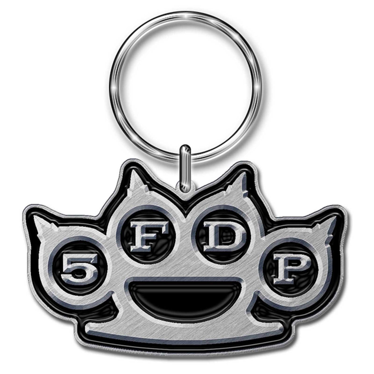 Five Finger Death Punch Keychain: Knuckles (Enamel In-Fill)