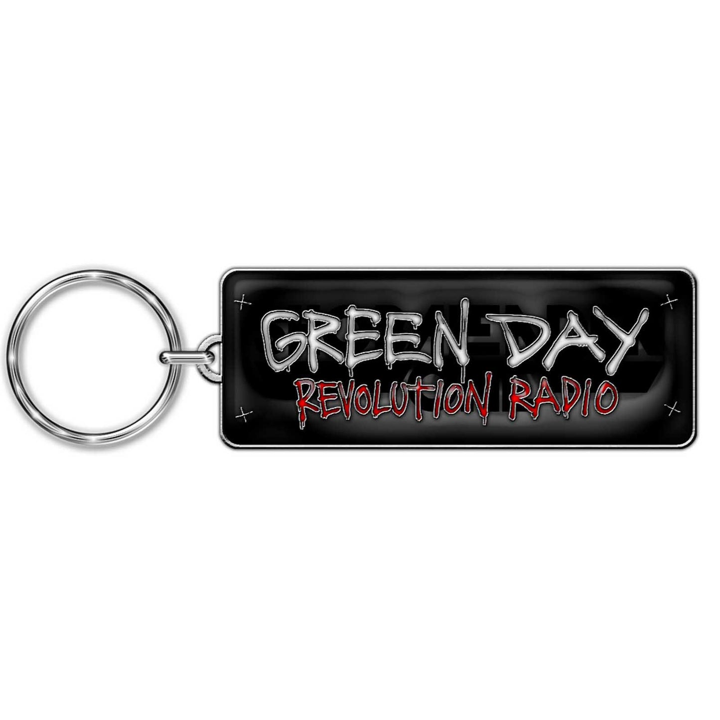 Green Day Keychain: Revolution Radio (Die-Cast Relief)