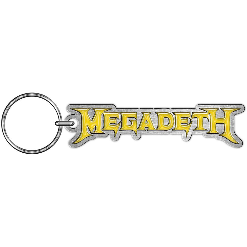 Megadeth Keychain: Logo (Enamel In-Fill)