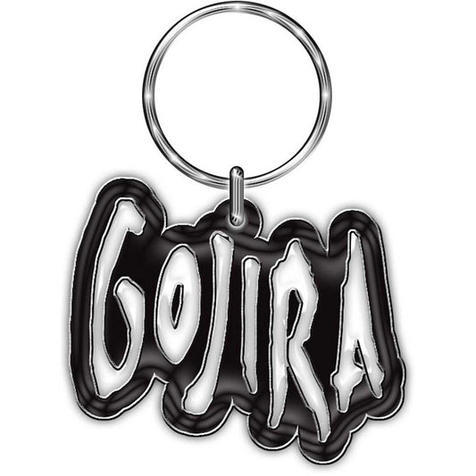 Gojira  Keychain: Logo (Enamel Infill) 
