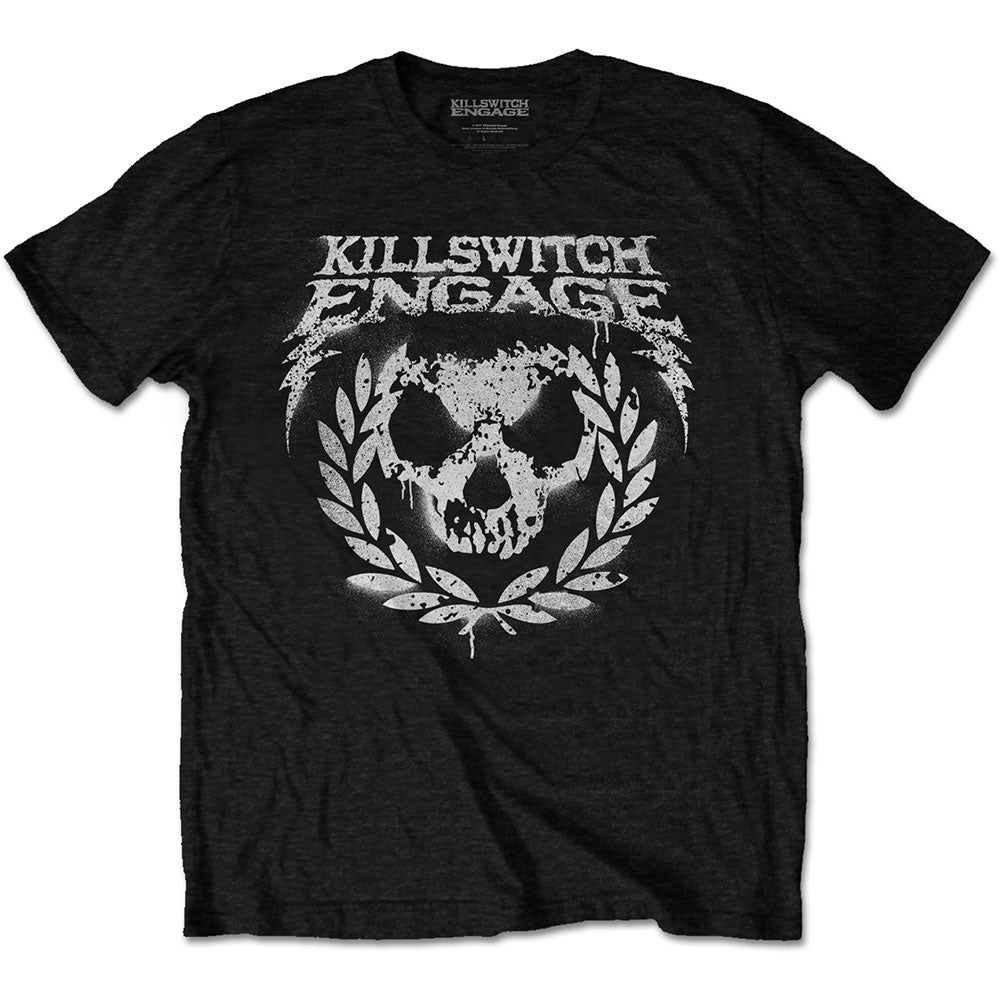 Killswitch Engage Unisex T-Shirt: Skull Spraypaint