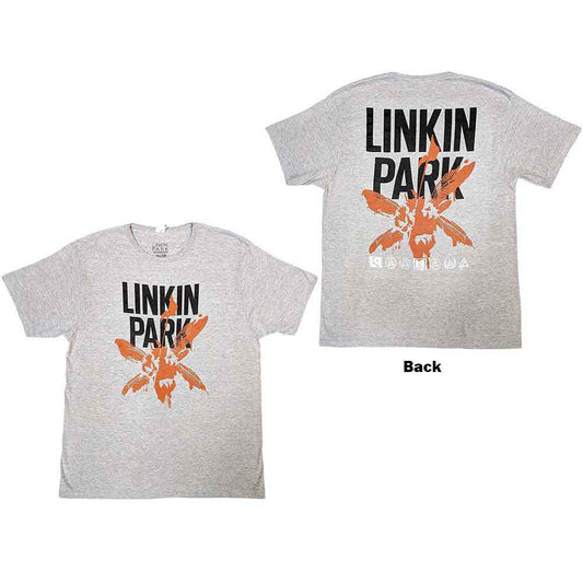 Linkin Park Unisex T-Shirt: Soldier Icons (Back Print)