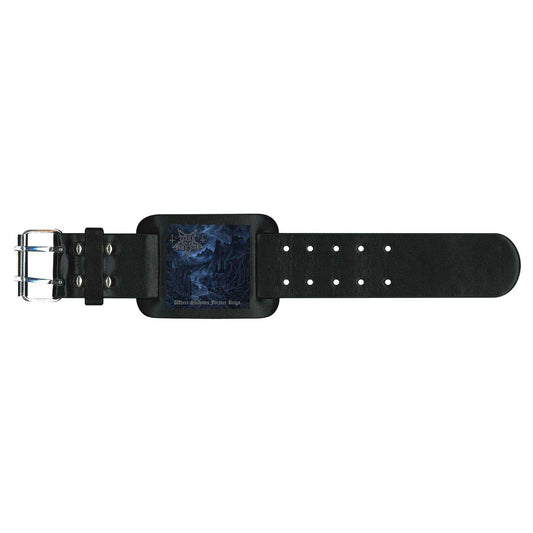 Dark Funeral Leather Wrist Strap: Where Shadows Forever Reign