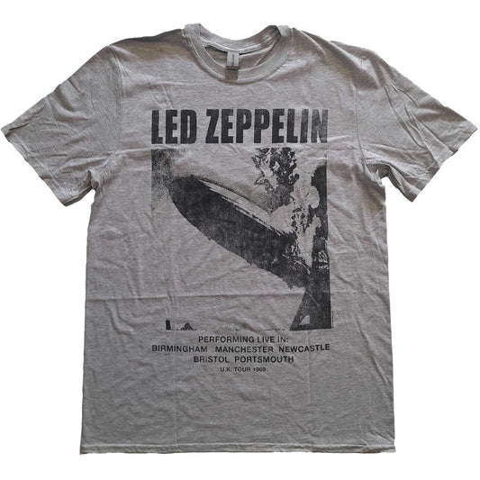 Led Zeppelin Unisex T-Shirt: UK Tour '69 LZ1.