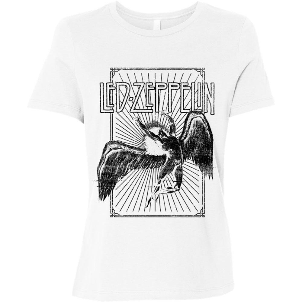 Led Zeppelin Ladies T-Shirt: Icarus Burst