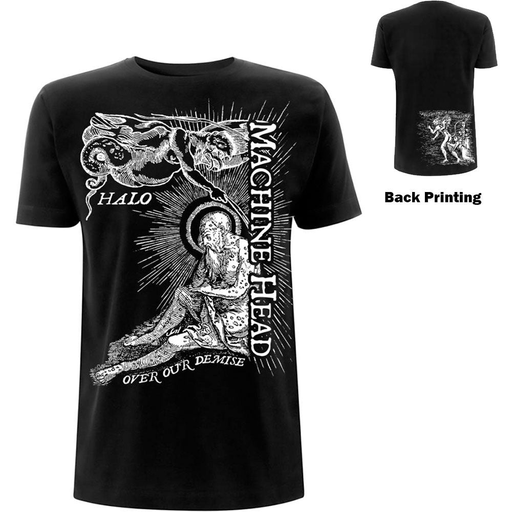 Machine Head Unisex T-Shirt: Halo (Back Print)