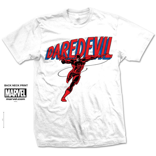 Marvel Comics Unisex T-Shirt: Dare-Devil Logo (Large)