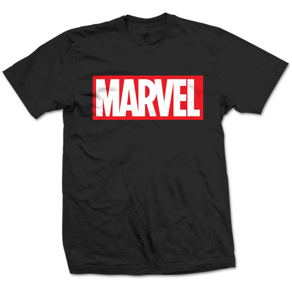 Marvel Comics Unisex T-Shirt: Box Logo