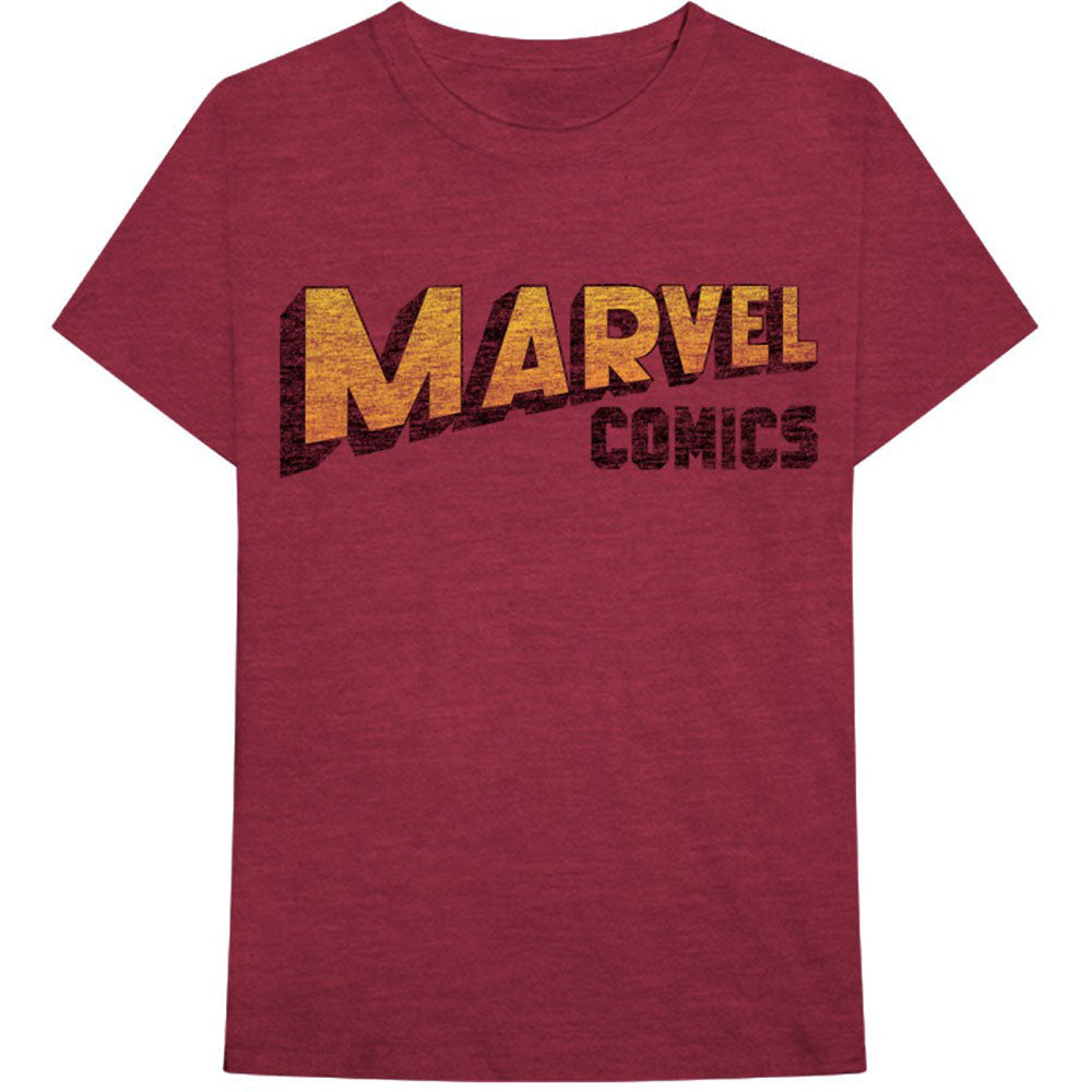 Marvel Comics Unisex T-Shirt: Warped Logo