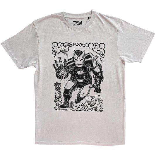 Marvel Comics Unisex T-Shirt: Iron Man Sketch