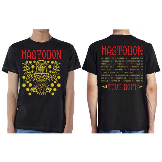Mastodon Unisex T-Shirt: Tribal Demon Autumn 2017 (Ex-Tour)