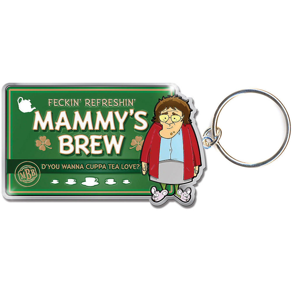 Mrs Brown's Boys Keychain: Mammy's Brew (Enamel In-fill)