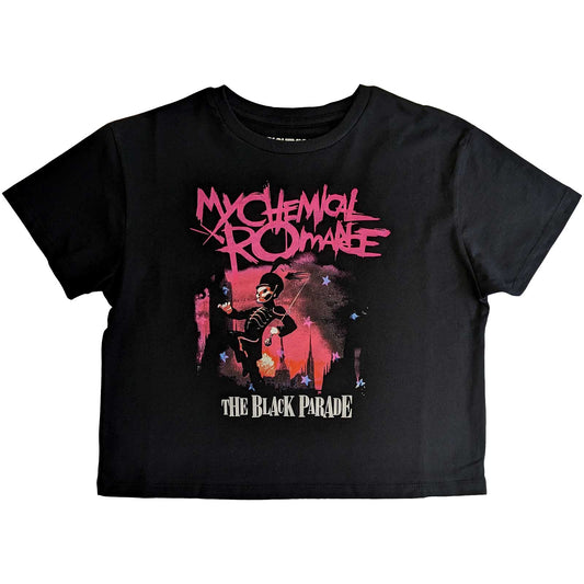 My Chemical Romance Ladies Crop Top: March
